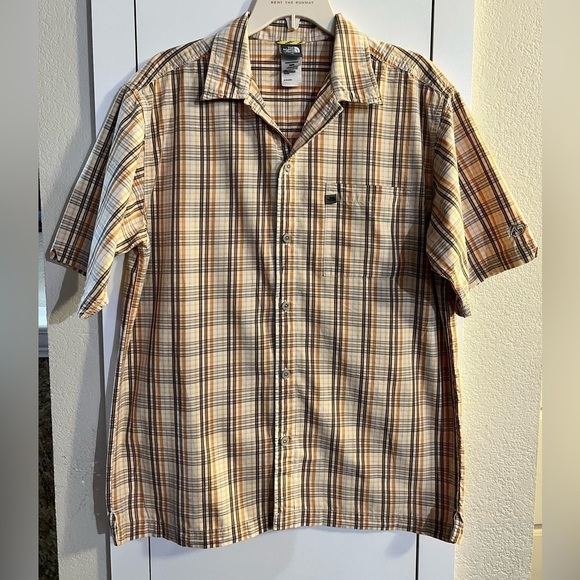The North Face Mens Button Down Short Sleeve A5 Series Size M - Picture 1 of 5